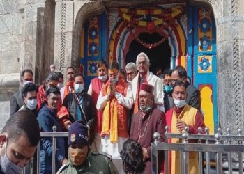 CM धामी ने किए भगवान बदरीनाथ के दर्शन, मास्टर प्लान का लिया जायजा