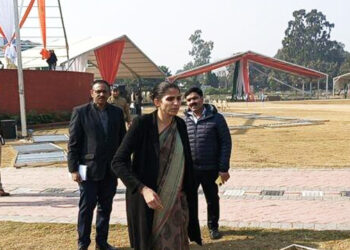 डीएम ने गणतंत्र दिवस परेड को लेकर किया परेड ग्राउंड का स्थलीय निरीक्षण