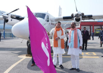 सीएम ने किया नैनी सैनी एयरपोर्ट से पिथौरागढ़-देहरादून हवाई सेवा का शुभारंभ