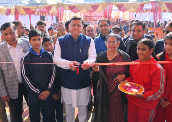 नेताजी सुभाष चन्द्र बोस आवासीय छात्रावास भवन का मुख्यमंत्री ने किया लोकार्पण