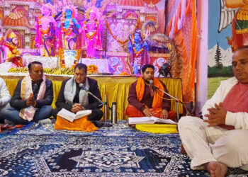 काबीना मंत्री ने किया हनुमान चालीसा का पाठ