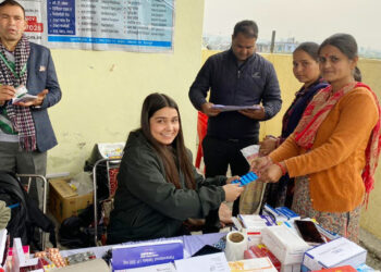 सुभारती ने कालसी में लगाया निःशुल्क स्वास्थ्य शिविर