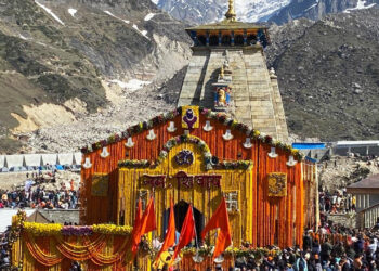 Baba Kedarnath Dham doors opened as per rituals