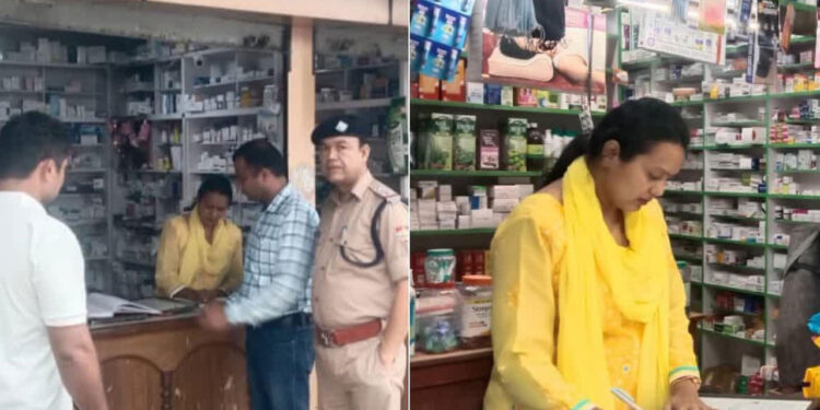 ड्रग्स विभाग और पुलिस की छापेमारी, 3 मेडिकल स्टोर के लाइसेंस कैंसिल