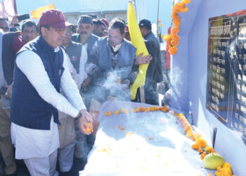 अनिल बलूनी ने किया अमर शहीद मेले का शुभारंभ