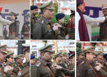 पुलिस कप्तान अजय सिंह समेत 6 पुलिस कर्मियों को मिला सम्मान