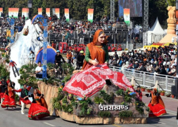 गणतंत्र दिवस परेड में उत्तराखंड की झांकी को मिला तीसरा स्थान