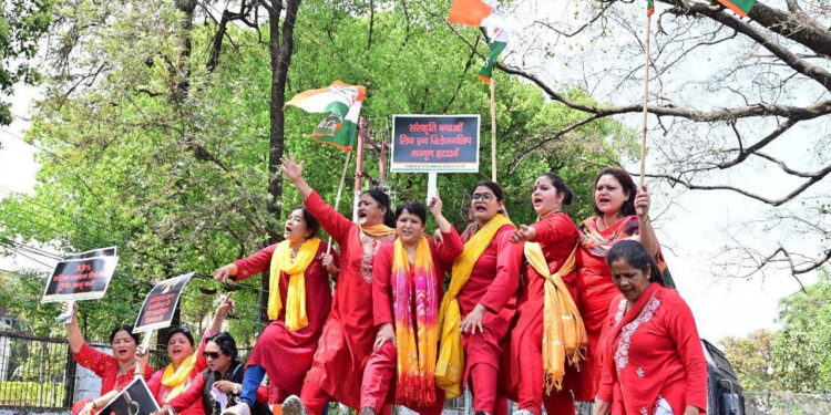 यूसीसी में लिव इन रिलेशन का प्रावधान समाप्त करे सरकार : महिला कांग्रेस