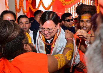 मुख्यमंत्री ने कालू सिद्ध मंदिर में प्राण प्रतिष्ठा महोत्सव में की पूजा-अर्चना