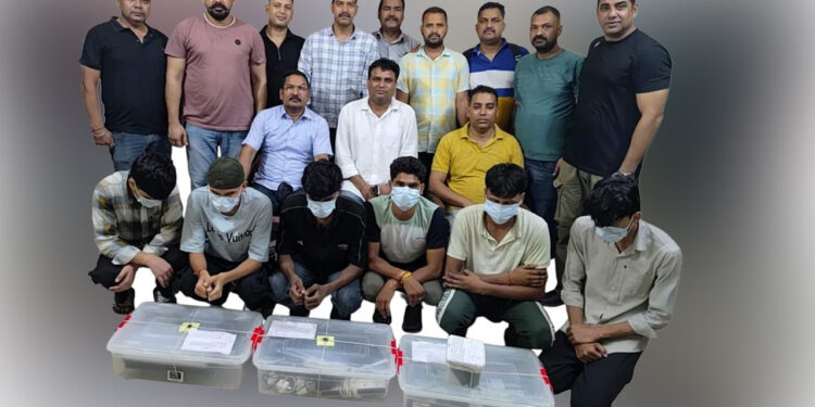 अंतरराज्यीय साइबर ठगों का भंडाफोड़, 6 गिरफ्तार