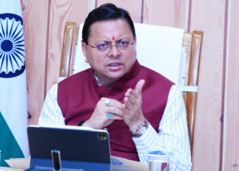 सरकारी भूमि में अतिक्रमण न हो इसके लिए मजबूत मैकेनिज्म बने : मुख्यमंत्री