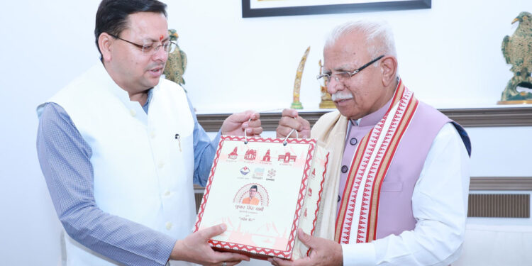 केन्द्रीय ऊर्जा मंत्री से मिले सीएम धामी, कई मुद्दों पर हुई चर्चा