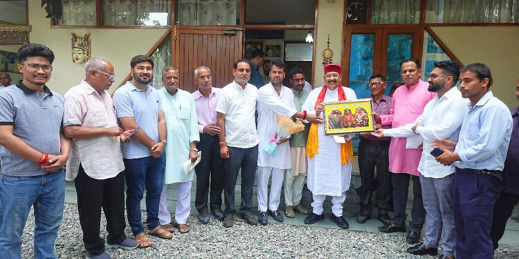 पर्यटन मंत्री महाराज से मिला नंदाजात-2026 आयोजन समिति का प्रतिनिधिमंडल