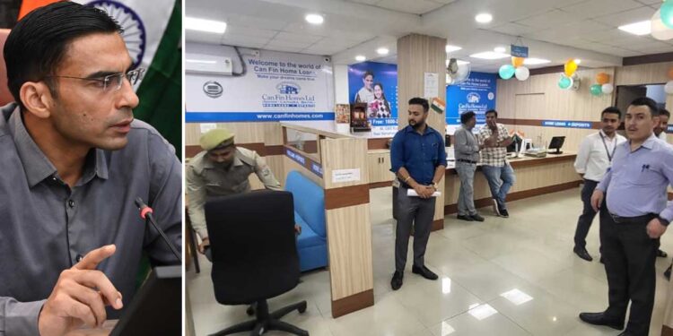 असहाय, व्यथित विधवा संग ऋण धोखाधड़ी व मानसिक उत्पीड़न पर डीएम का सख्त प्रहार, केनफिन होम लि0 की शाखा सील