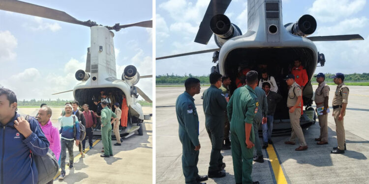 प्रभावित क्षेत्रों से 729 यात्रियों को निकाला, हर्षिल में अभी भी फंसे हैं 250 यात्री