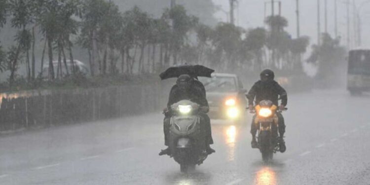 गुरुवार से रविवार तक बारिश का ऑरेंज अलर्ट