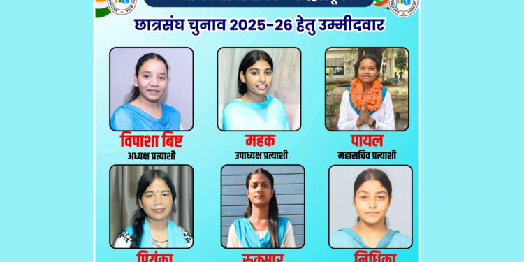 छात्रसंघ चुनाव परिणाम : एमकेपी में सभी पदों पर एनएसयूआई की जीत