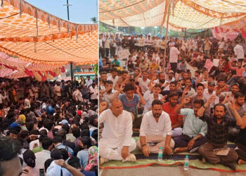 पेपर लीक मामला, सीबीआई जांच की मांग पर युवा अडिग