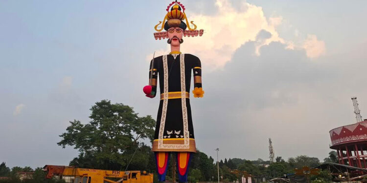 परेड ग्राउंड में जलेगा 121 फीट ऊंचा रावण