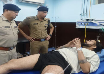 छात्रसंघ चुनाव में दहशत फैलाने का आरोपी मुठभेड़ के बाद गिरफ्तार