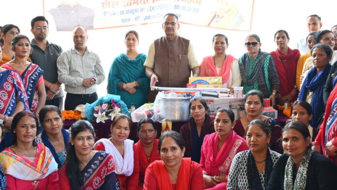 शत प्रतिशत आंगनबाड़ी केंद्रों को दी गई पठन-पाठन व खेल सामाग्री : कृषि मंत्री