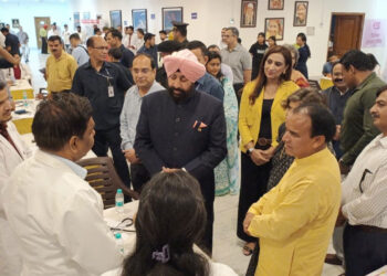 राजभवन में आयोजित किया गया निःशुल्क विशेषज्ञ स्वास्थ्य शिविर