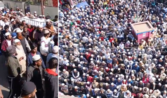 नम आंखों से दी गई शहर काजी को अंतिम विदाई