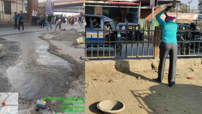 डीएम के दौरे का असर, आईएसबीटी पर निकासी गेट खुला, पार्किंग निर्माण प्रारंभ