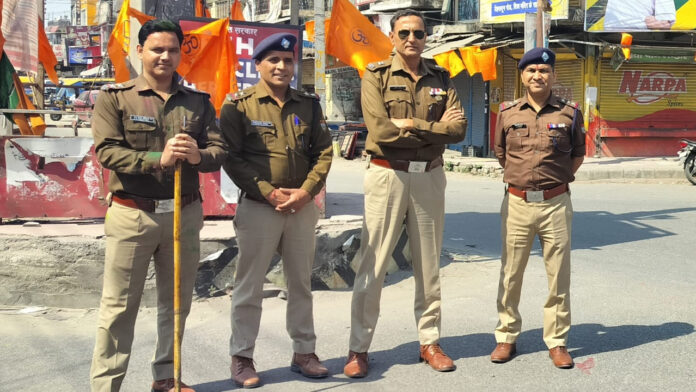 कड़ी सुरक्षा व्यवस्था के बीच शांति व सौहार्दपूर्ण रहा होली का त्योहार