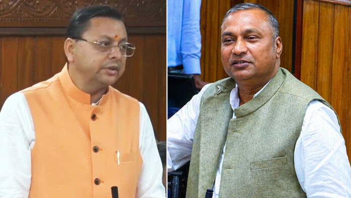 सीएम धामी को विधायक शहजाद ने दी चुनौती